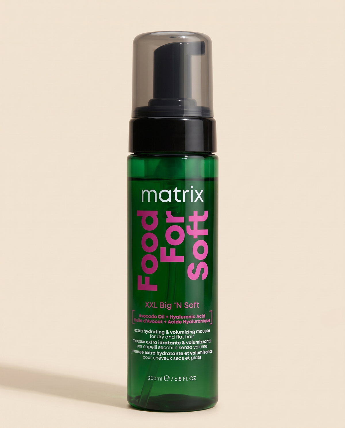 Matrix Food For Soft XXL Big 'N Soft — Mousse Volumizzante Idratante 200 ml